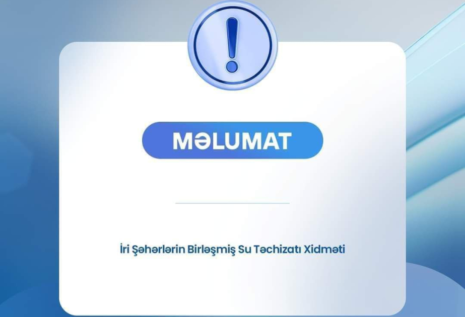 Bibiheybətdən keçən magistral su kəmərində təmir işləri&nbsp;aparılacaq