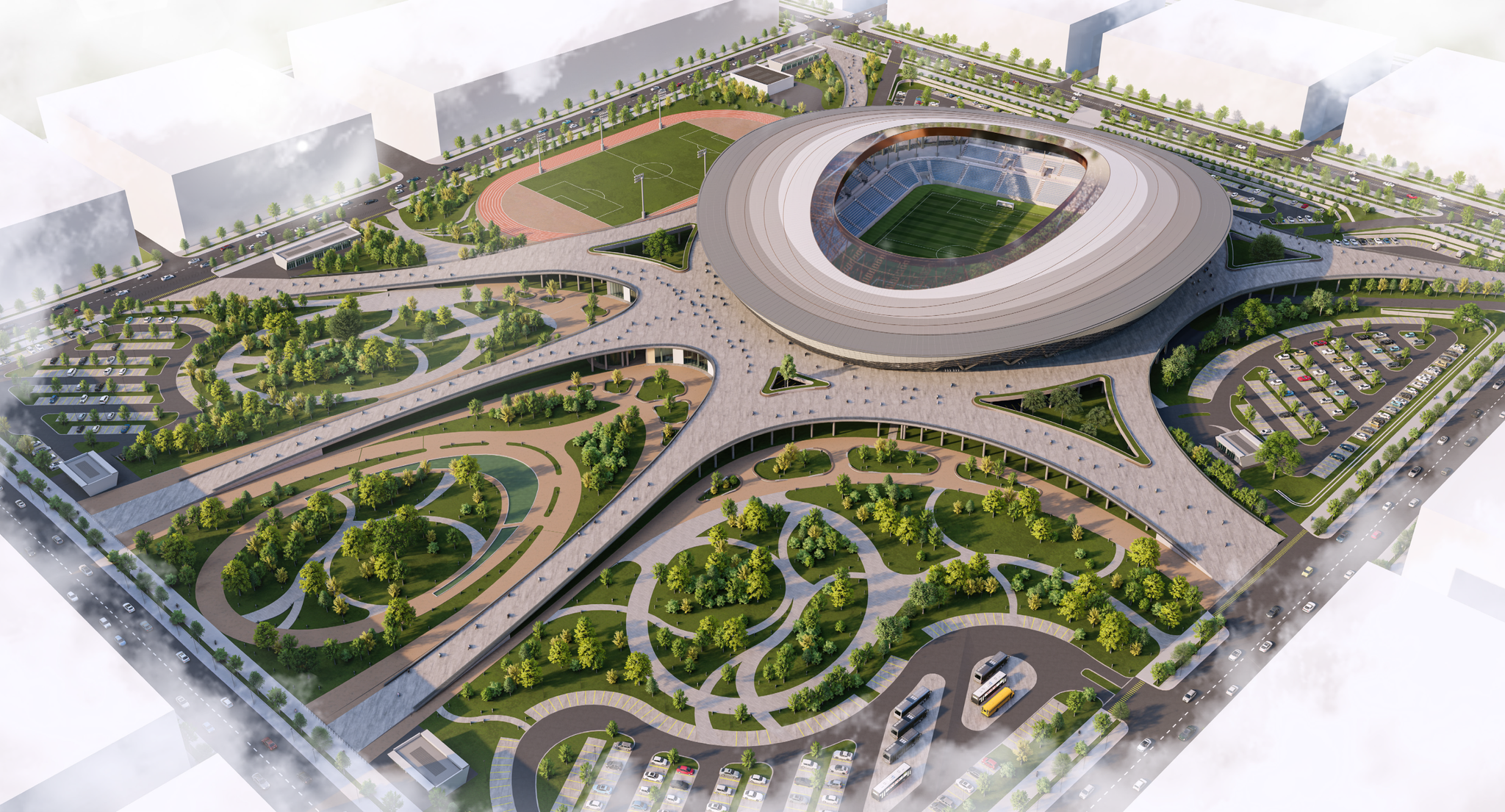 “İmarət” stadionu layihəsi –&nbsp;FOTOLAR