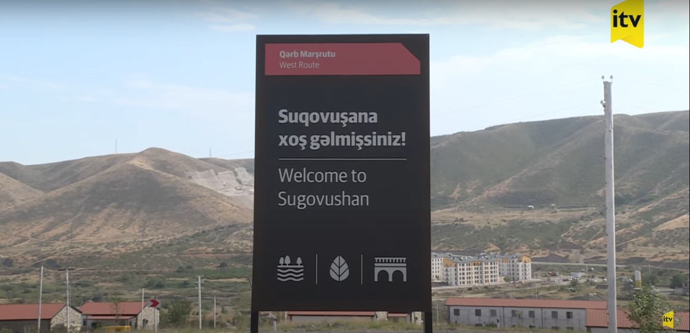 Suqovuşan qəsəbəsində yeni məzillər inşa olunur&nbsp;VİDEO