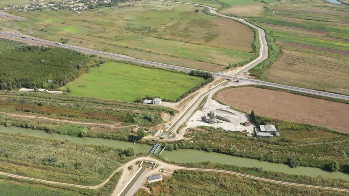 42,4 kilometr uzunluğu olan Boztəpə kanalında tikinti işləri&nbsp;yekunlaşıb