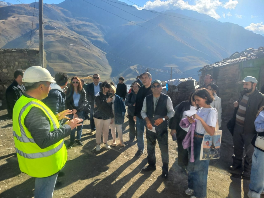 Dövlət Turizm Agentliyi Xınalıq kəndinə mediatur təşkil&nbsp;edib