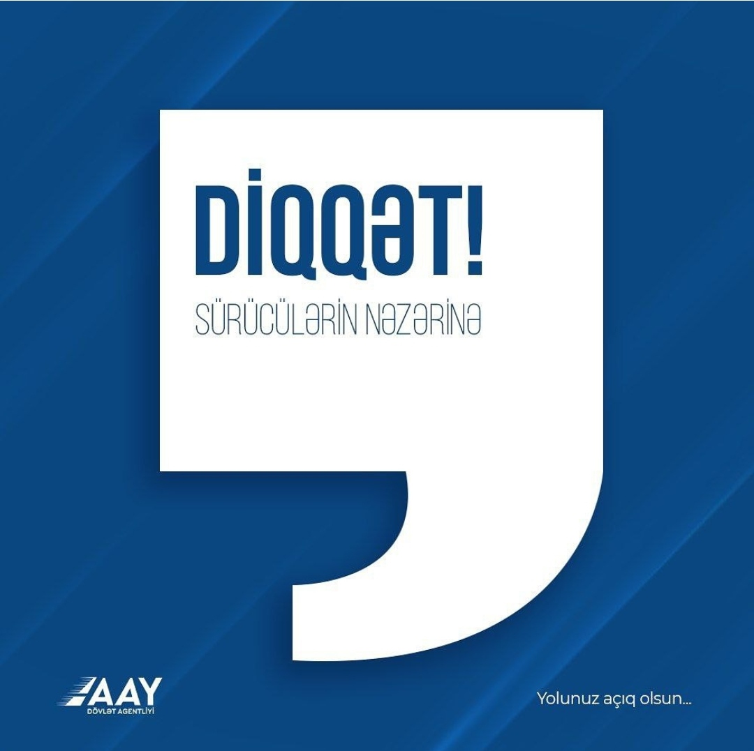 Sürücülər bu yolda diqqətli olsunlar&nbsp;MƏLUMAT