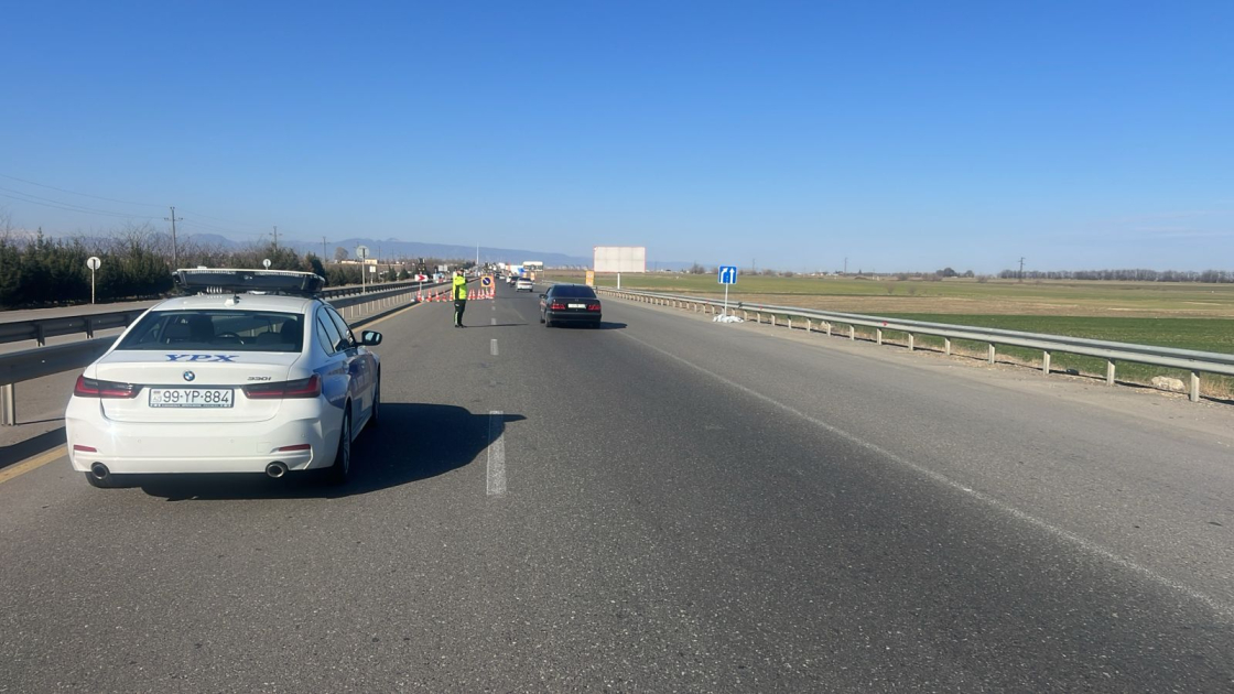 Bakı-Ələt-Qazax-Gürcüstan ilə dövlət sərhədi avtomobil yolunda məhdudiyyət tətbiq&nbsp;edilir