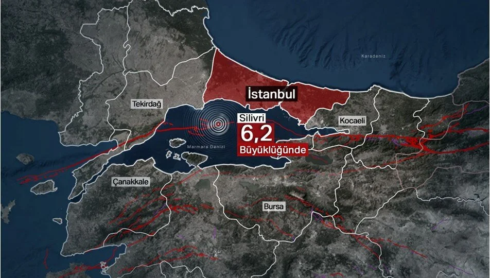 Son bir saatda İstanbulda səkkiz zəlzələ&nbsp;olub