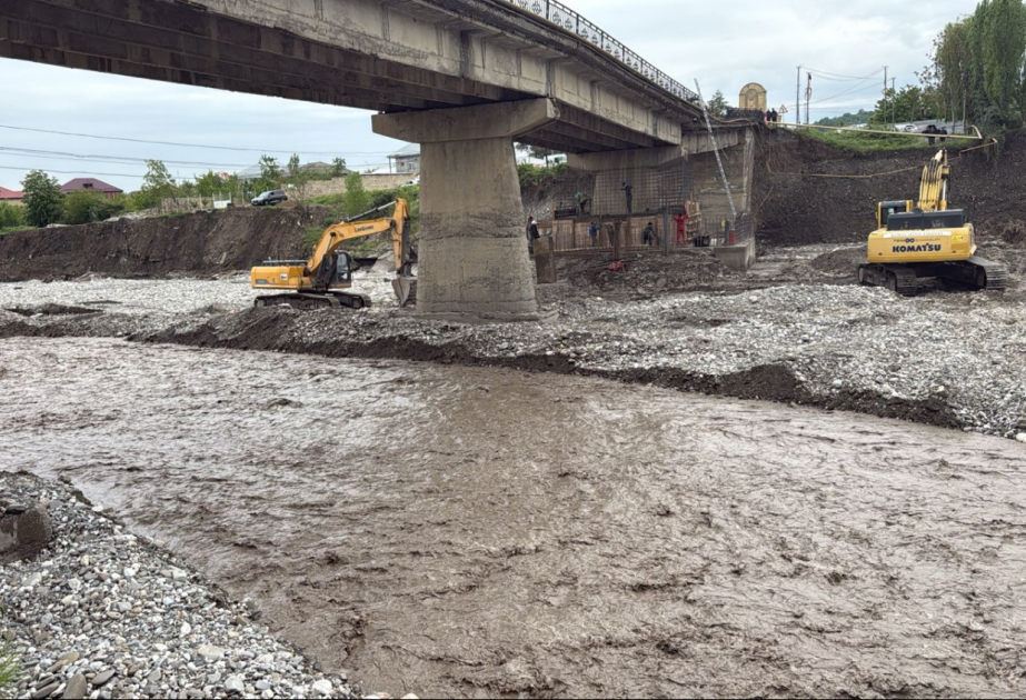 Qubada qəzalı vəziyyətə düşən 4 aşırımlı körpünün bərpasına&nbsp;başlanılıb