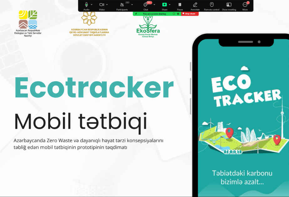 “Ecotracker” mobil tətbiqinin növbəti təqdimatı&nbsp;olub
