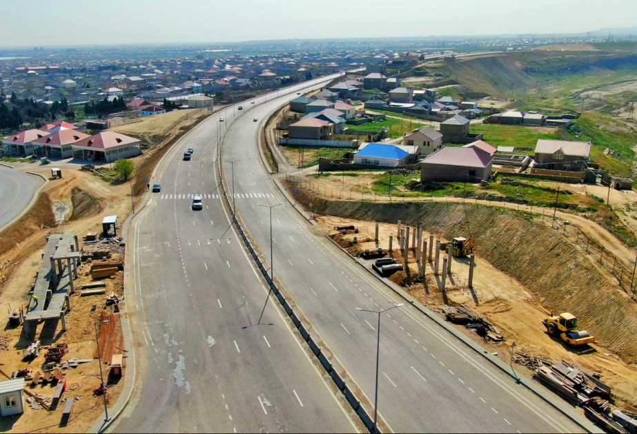 Böyükşor-Pirşağı avtomobil yolunda 3 yeni yerüstü piyada keçidi inşa&nbsp;edilir