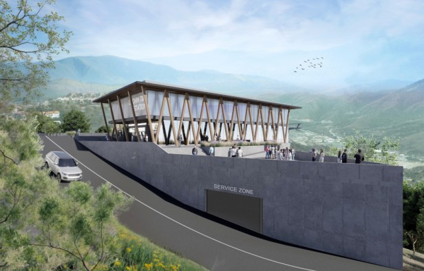 Laçın kanat yolunun 3D şəkilləri